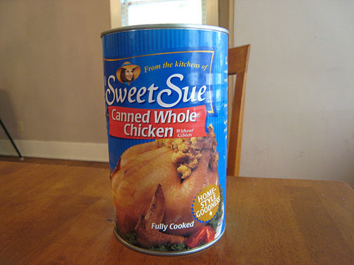 chicken in a can